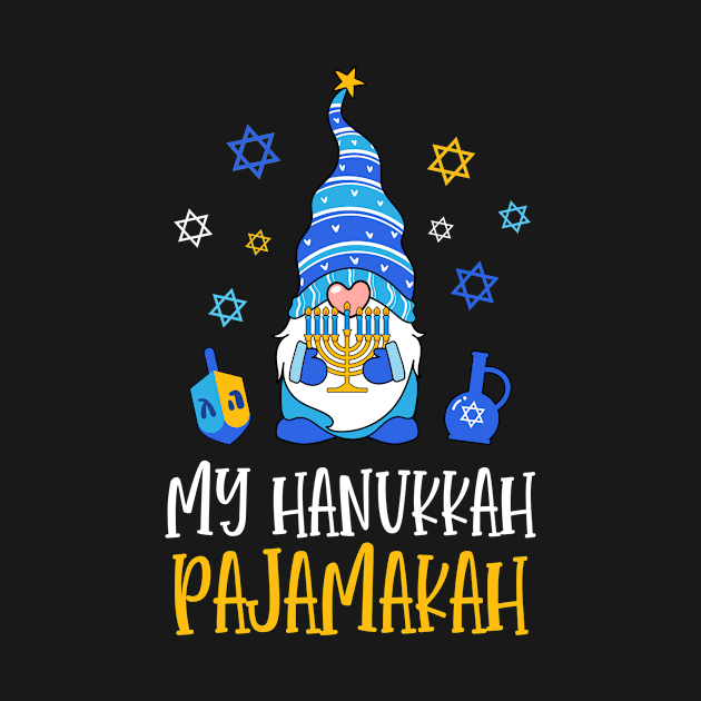 Gnome My Hanukkah Pajamakah Funny Chanukah Family by Marks Kayla