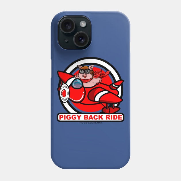 PIGGY BACK RIDE PLANE Phone Case by cholesterolmind