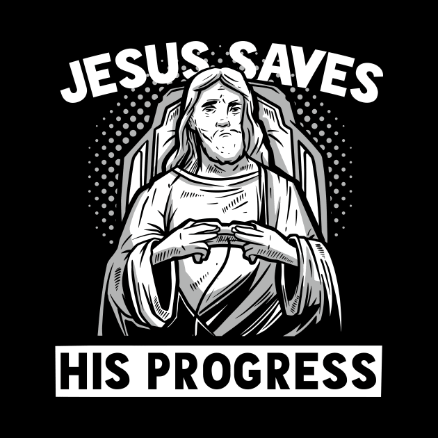 Gamer Jesus Saves by SLAG_Creative