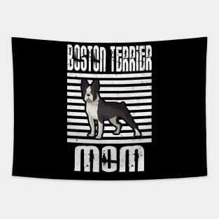 Boston Terrier Mom Proud Dogs Tapestry