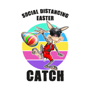 Social Distancing Easter Lockdown Easter Bunny T-Shirt