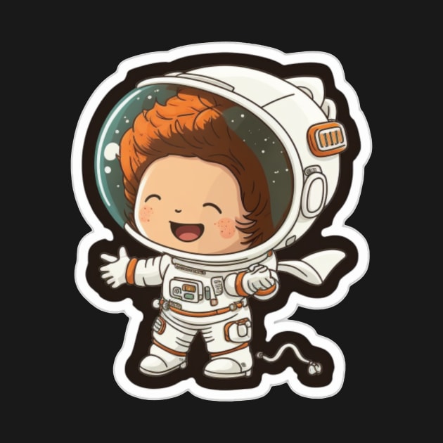Astronaut Child by Scribbl