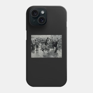 Love laughs at rain after William Small 1891 Phone Case