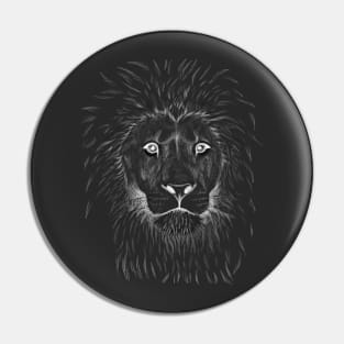 Ghost Lion Pin