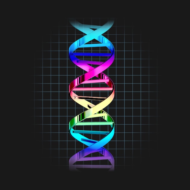 DNA Genetic Strand Science Symbol by lightidea