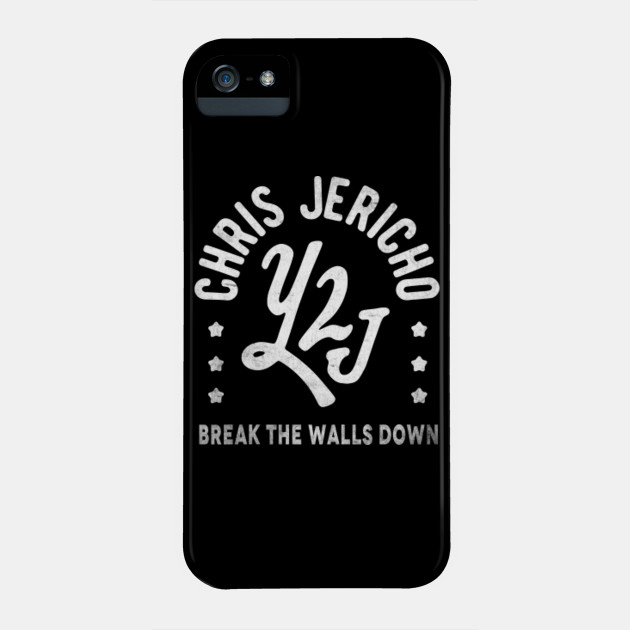 Vintage Chris Jericho Y2j Break The Walls Down Chris Jericho Phone Case Teepublic