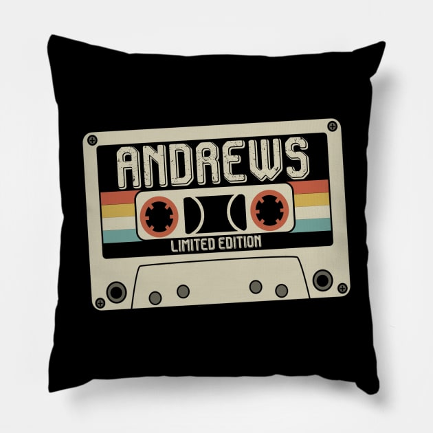 Andrews - Limited Edition - Vintage Style Pillow by Debbie Art