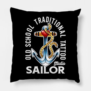 OLD SCHOOL TRADITIONAL TATTOO DESIGNS Pillow