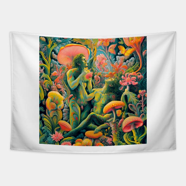 GARDEN OF EDEN 7 Tapestry by truthtopower