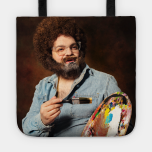 Bob Ross Painting Tote Bags Teepublic Uk