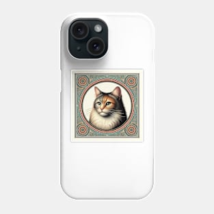 cat portrait t-shirt Phone Case