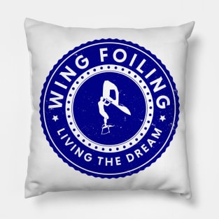 Wing Foiling badge Pillow
