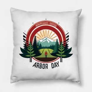 Celebrate for Arbor Day Pillow