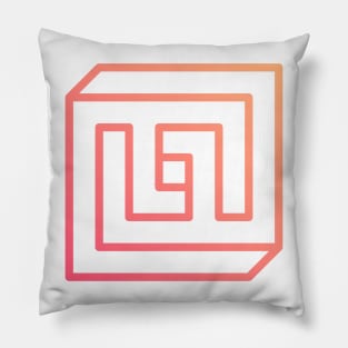 Strange Geometry - Spiral (Outline) Pillow