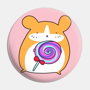 Lollipop Hamster Pin