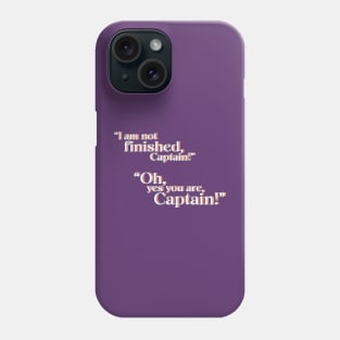 The Sound of Music Captain Quote Phone Case