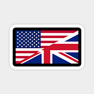 USA / UK Flag Magnet