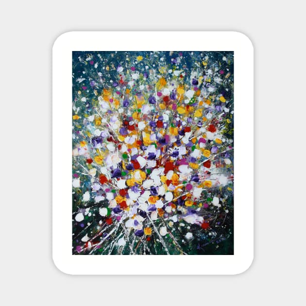 Summer Flowers Magnet by kume