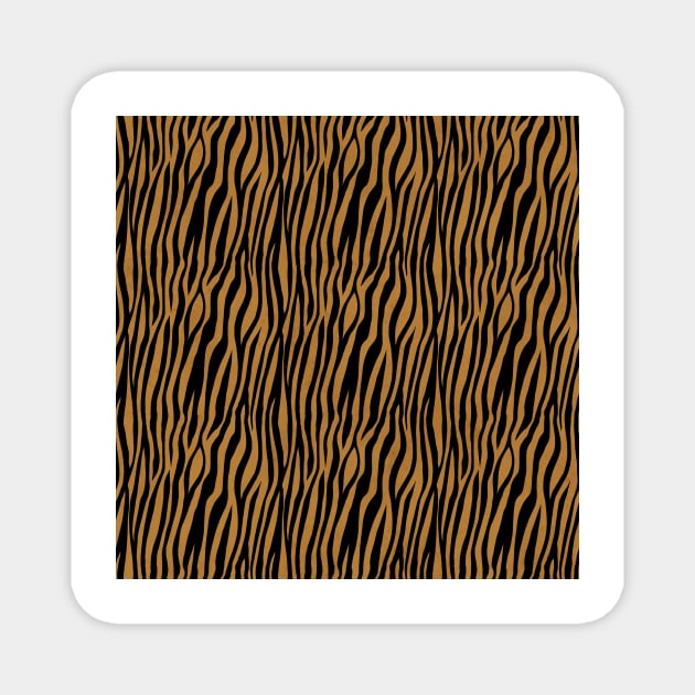 Classic Safari Tiger Print Magnet by Letters by Meliora