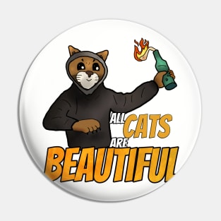 ACAB, Molotov Edition (All Cats Are Beautiful) Pin