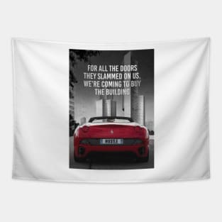 Motivational poster - Hustle Tapestry