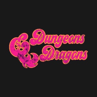 Bright Dungeons & Colorful Dragons (Worn) T-Shirt