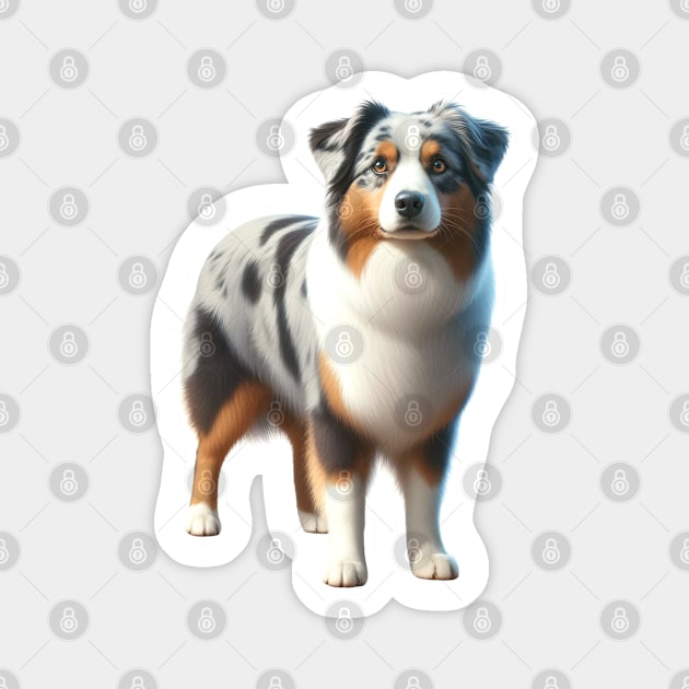 Australian Shepherd Magnet by millersye