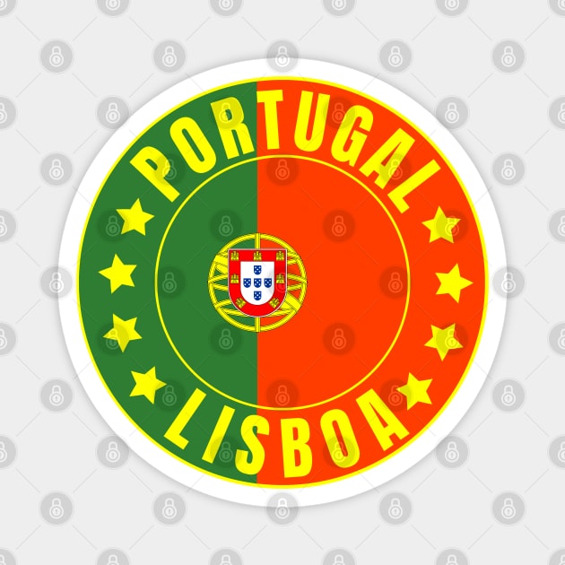 Lisbon Magnet by footballomatic