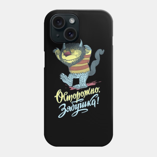 WHERE THE WILD THINGS ARE — ZYABR Phone Case by Valera Kibiks