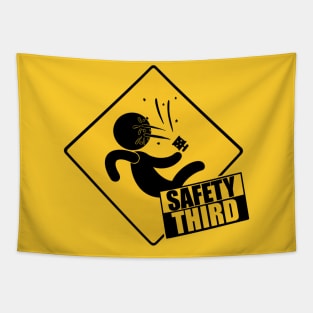 Safety Third Tapestry