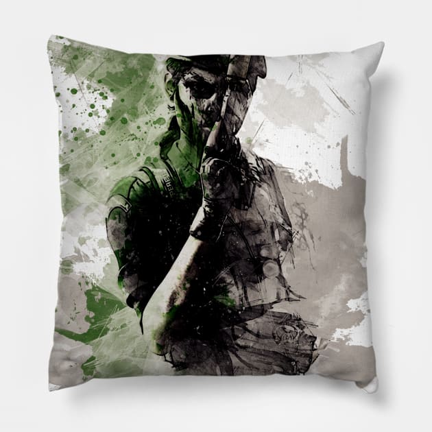 R6 Siege Caveira Pillow by Stylizing4You