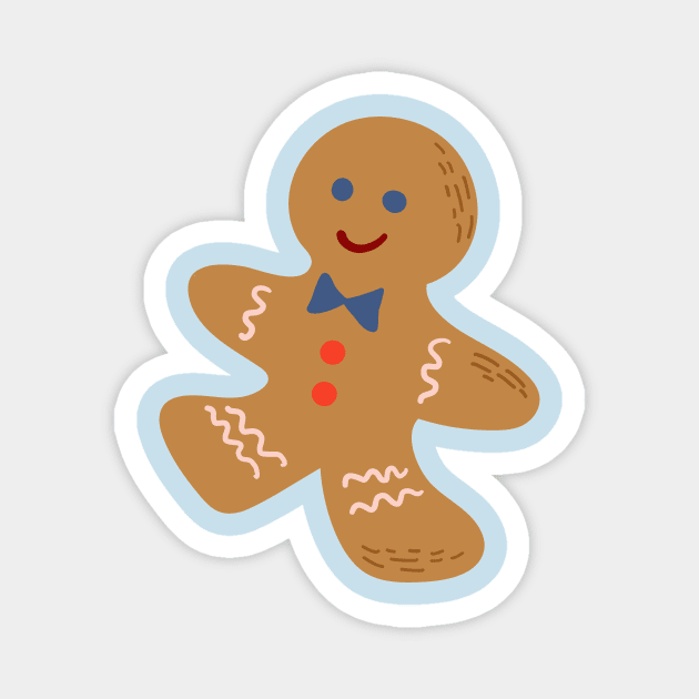 Gingerbread man Magnet by DanielK