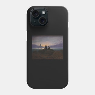 Moonrise over the Sea - Caspar David Friedrich Phone Case