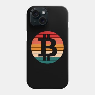 Bitcoin Retro color shades Phone Case