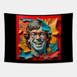 Jeffrey Dahmer // Paper Art Tapestry