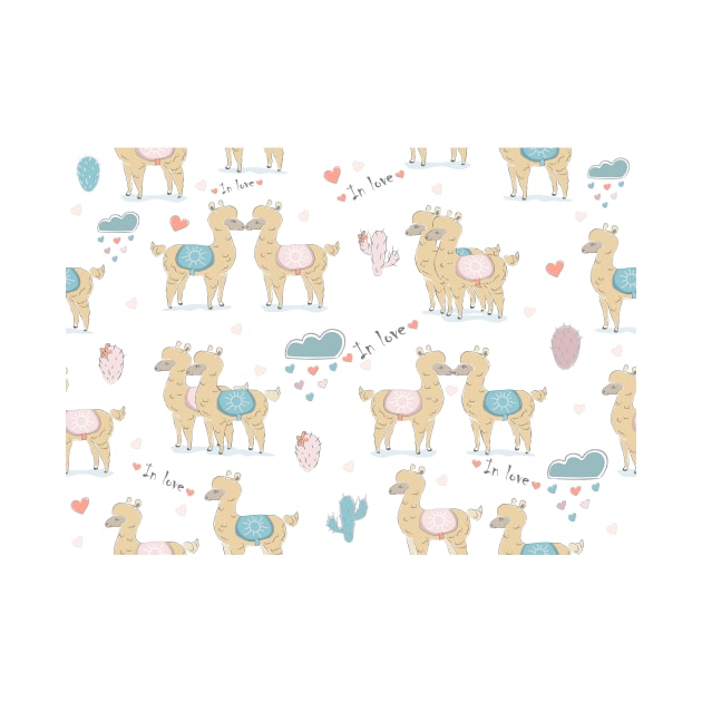 In Love Alpacas by Kristina Stellar Scandinavian Land