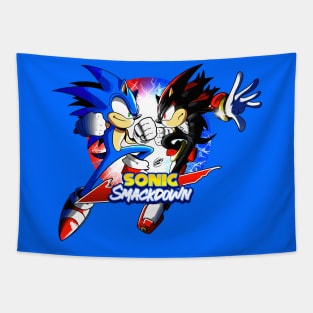 hedgehog smackdown Tapestry