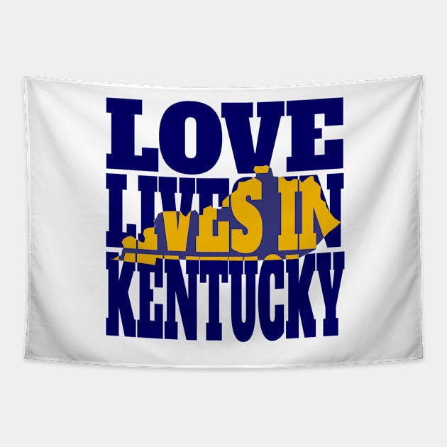 Love Lives in Kentucky Tapestry by DonDota