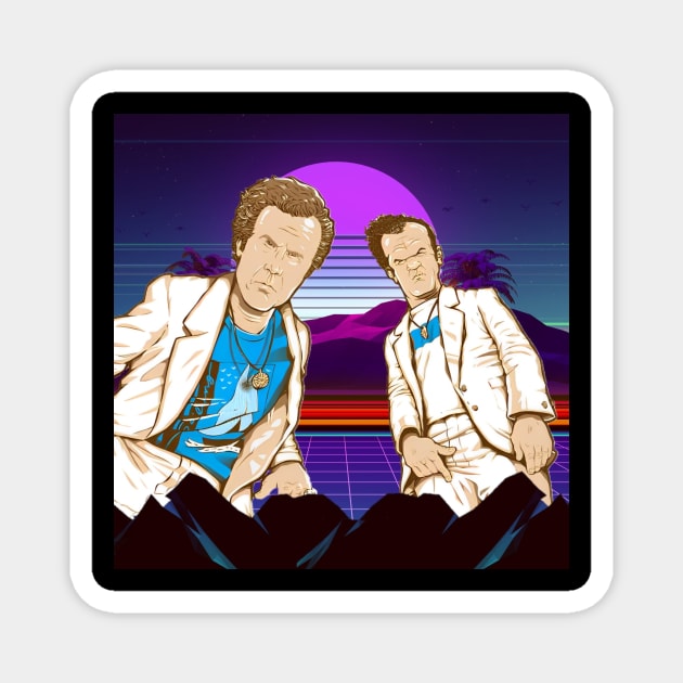 Step Brothers- Dale and Brennan Magnet by Retro Culture