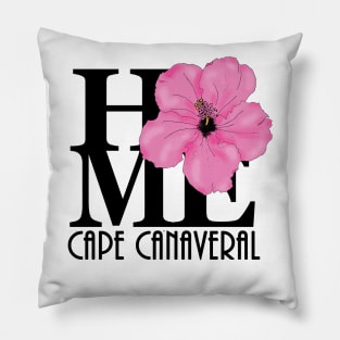 HOME Cape Canaveral Pink Hibiscus Pillow