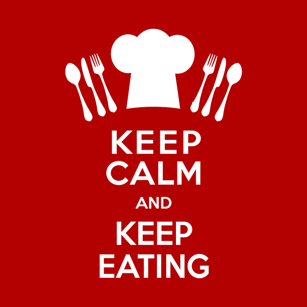 Keep Calm and Keep Eating by AntiqueImages