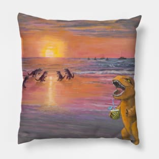 Sunset at the Beach Pillow