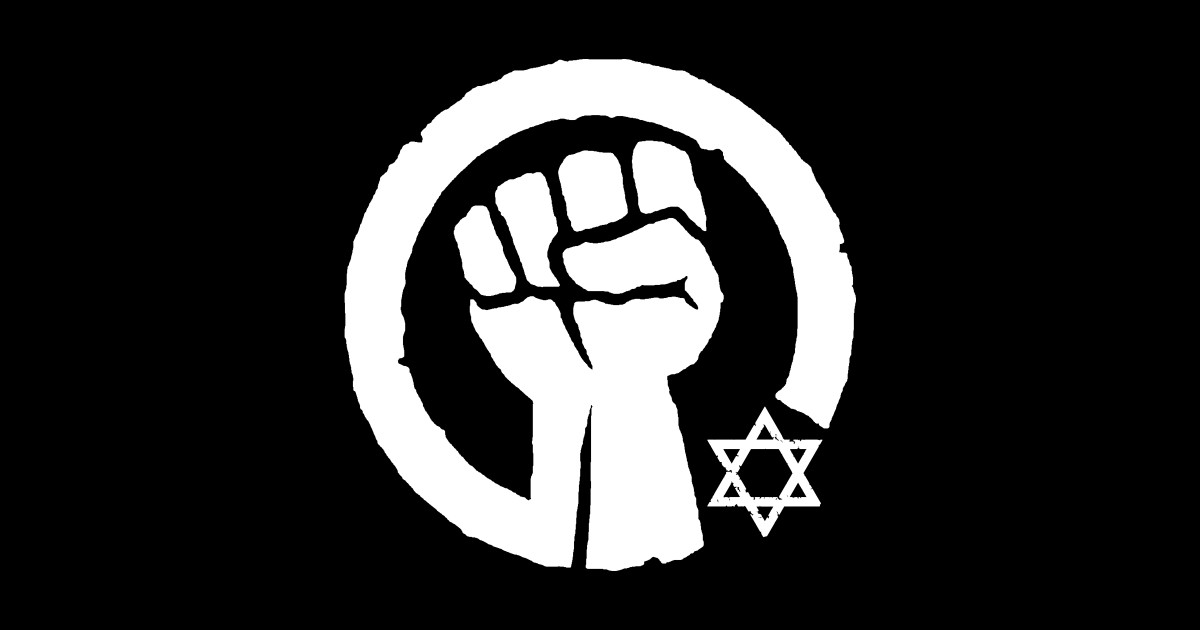 I stand with Israel Solidarity Fist (white blue) Stand With Israel