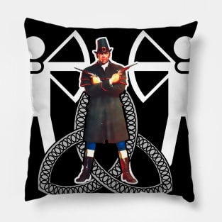 Armed boy and people with arrows Pillow