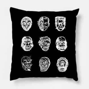 The Creeps (White) Pillow