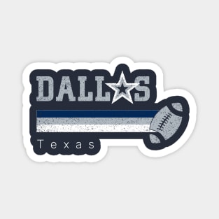 Vintage Dallas Football Retro Texas At Sunday Gameday Magnet