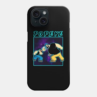 Popeyes Epic Spinach Boost Step into the Action-Packed World of This Sailor and His Mighty Feats Phone Case