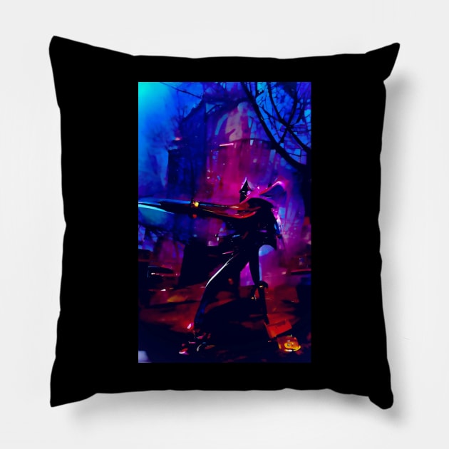 2moro Tron - Vipers Den - Genesis Collection Pillow by The OMI Incinerator