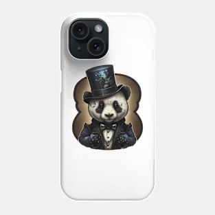 Panda wearing Top Hat Phone Case