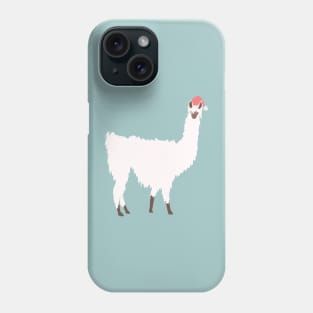 Christmas Snowflake Llama Pattern Phone Case